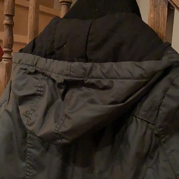 ONLY Waxed Cotton Canvas Bomber Jacket - Picture 6 of 8